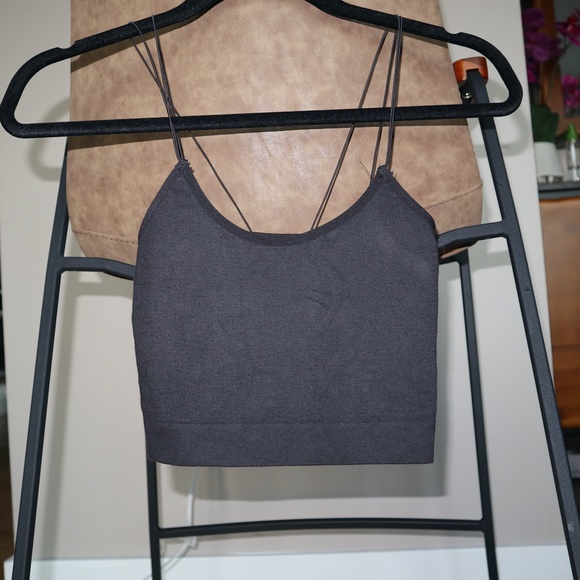 Urban Outfitters Crop String Tank, Black Size M - Picture 1 of 3